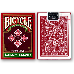 리프백 홀리데이덱 레드 *메리크리스마스* (Bicycle Leaf Back Holiday Red by USPCC)