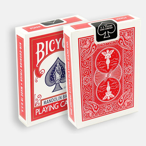 바이시클 카드 809 만돌린백 레드 (Bicycle Playing Cards 809 Mandolin Back_Red) by USPCC